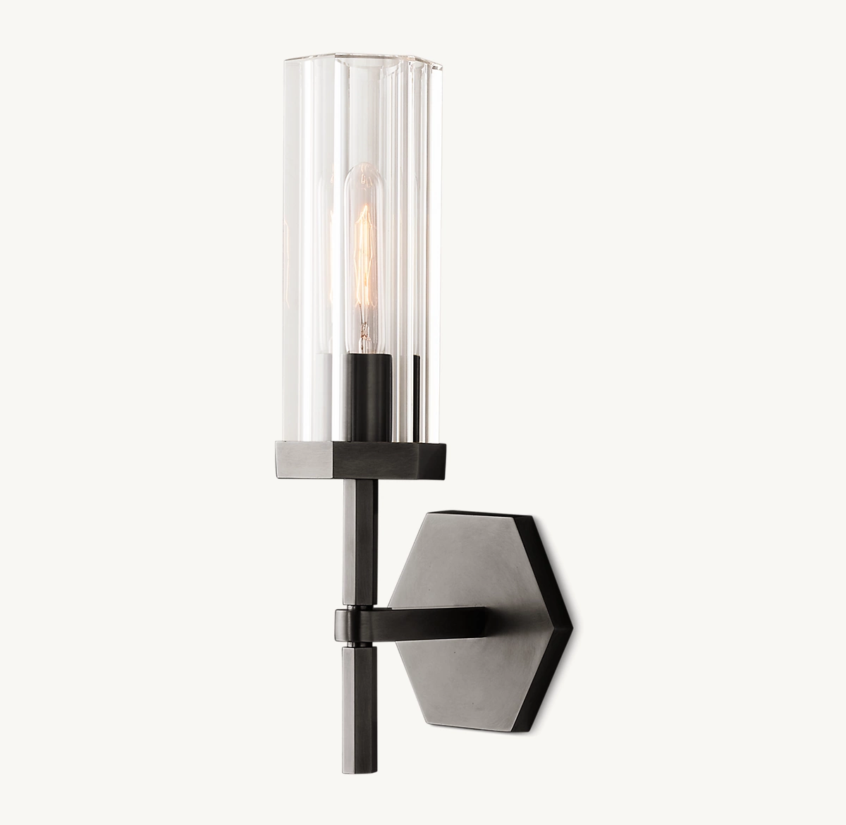 LAMBETH HEXAGONAL SCONCE - Bronze