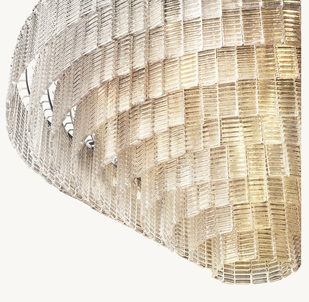 SIRENE CLEAR GLASS ROUND CHANDELIER 65