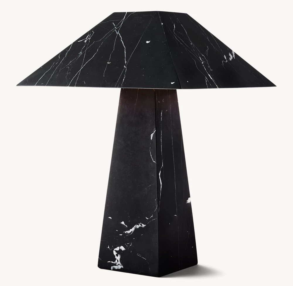 Mycena Obelisk Stone Table Lamp - Image 4
