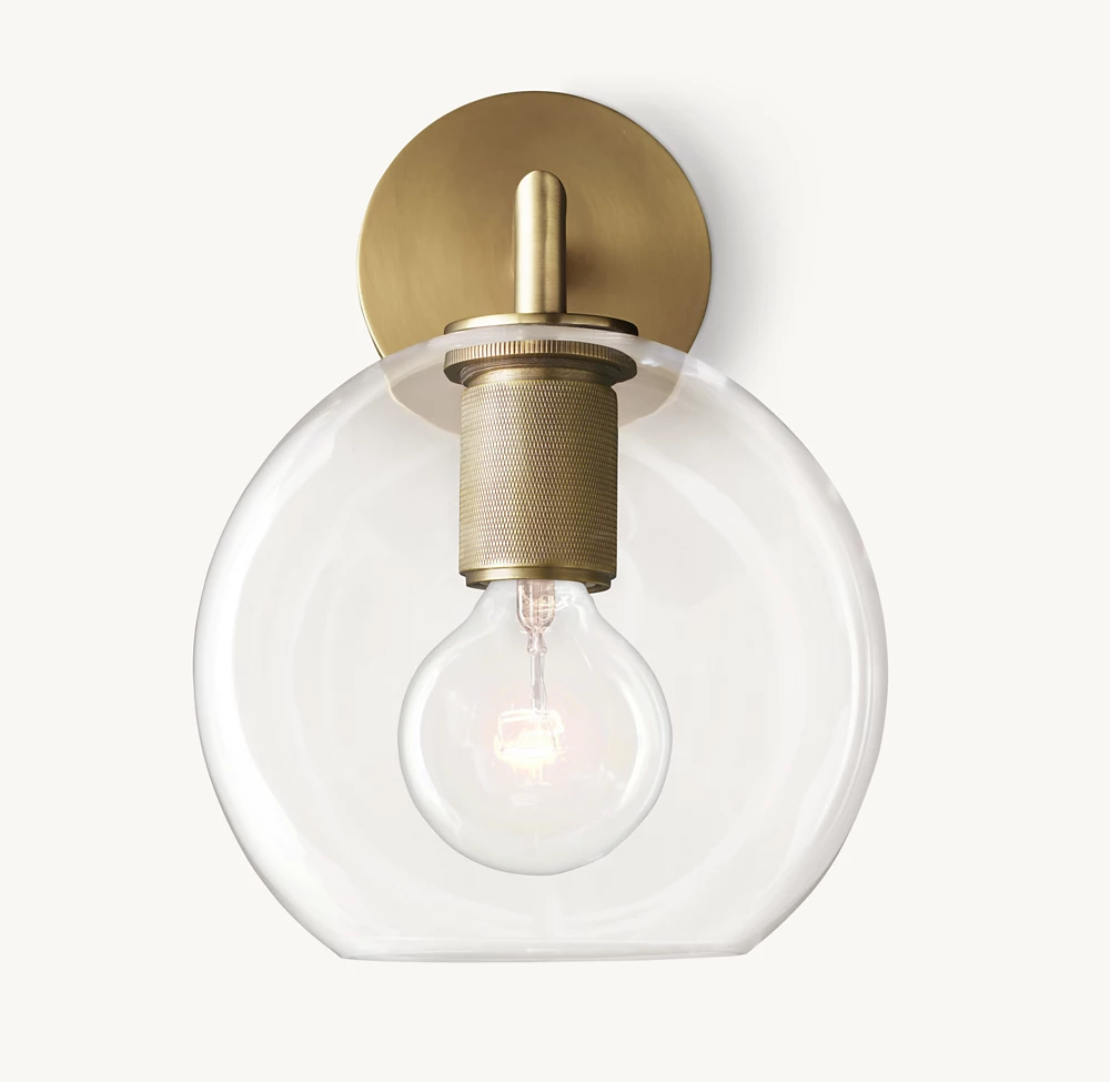 UTILITAIRE GLOBE SHADE SCONCE - Image 1