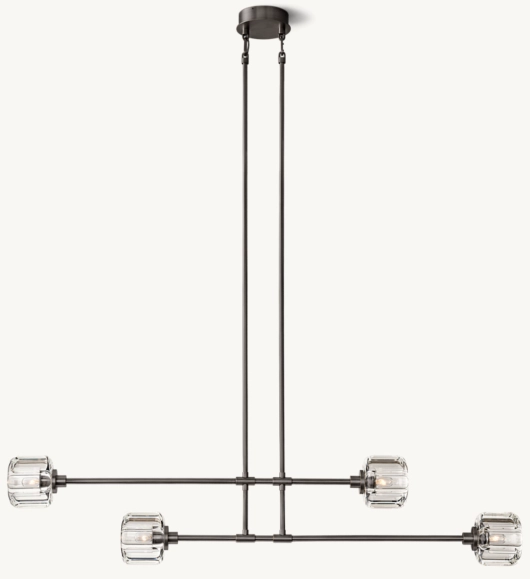 DEMARET MOBILE LINEAR CHANDELIER 54