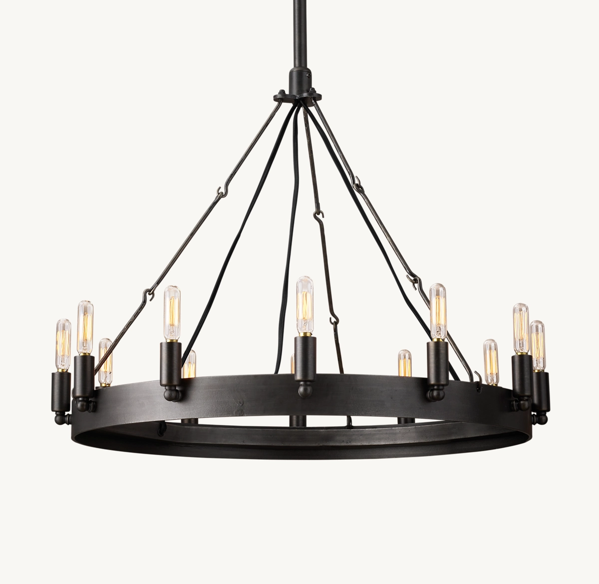 CAMINO VINTAGE FILAMENT ROUND CHANDELIER 26