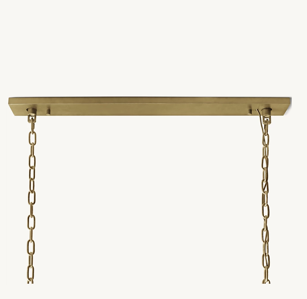 HARLOW CRYSTAL RECTANGULAR CHANDELIER 62