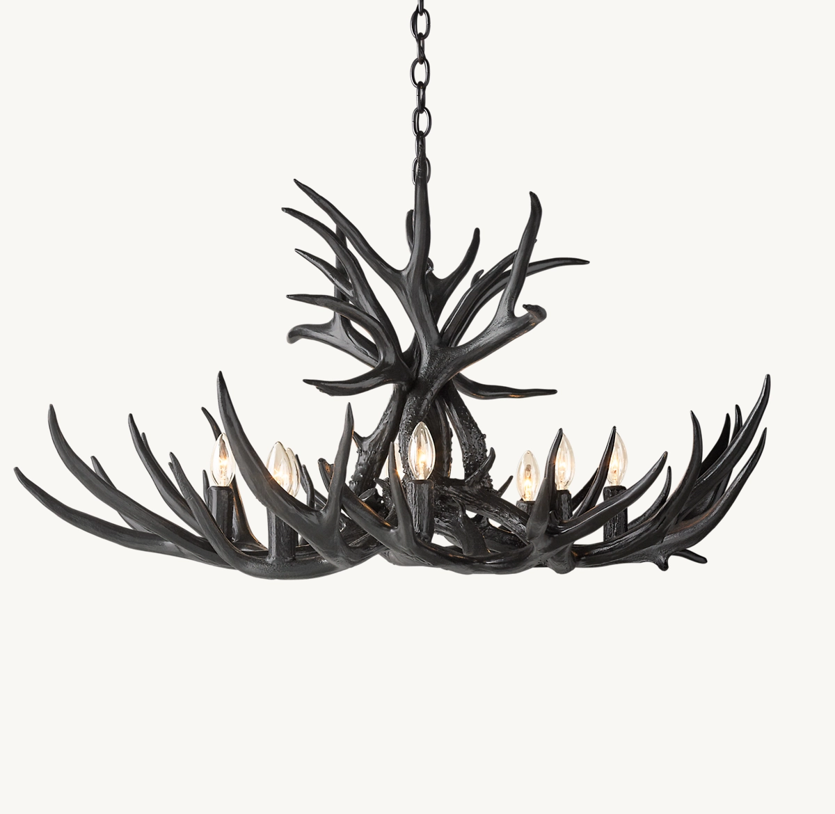 NATURAL ANTLER CHANDELIER 36