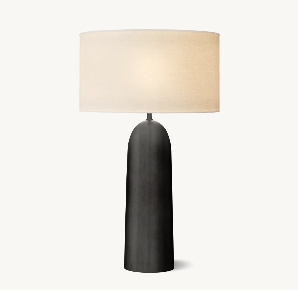 SAREZZO METAL TAPERED TABLE LAMP - Bronze