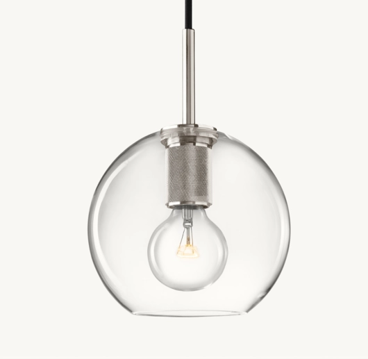 UTILITAIRE GLOBE SHADE PENDANT