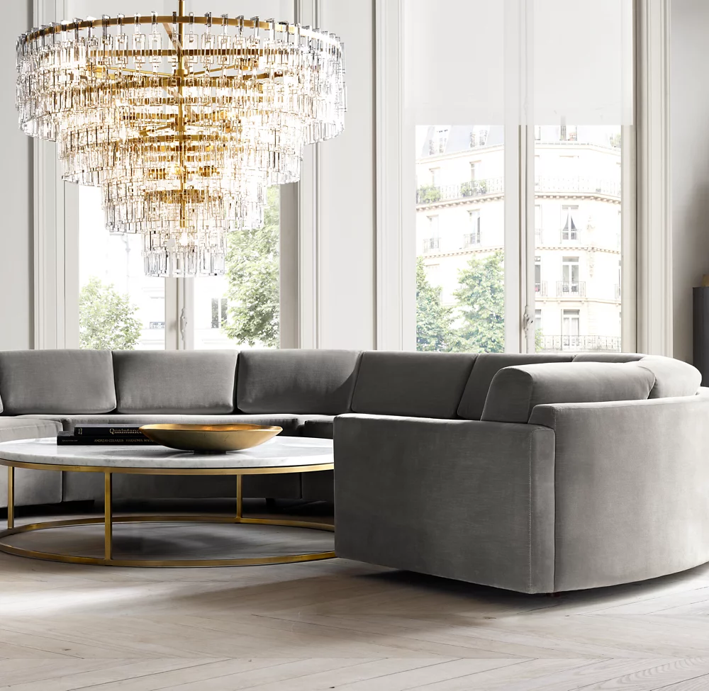 MARIGNAN TIERED ROUND CHANDELIER 48