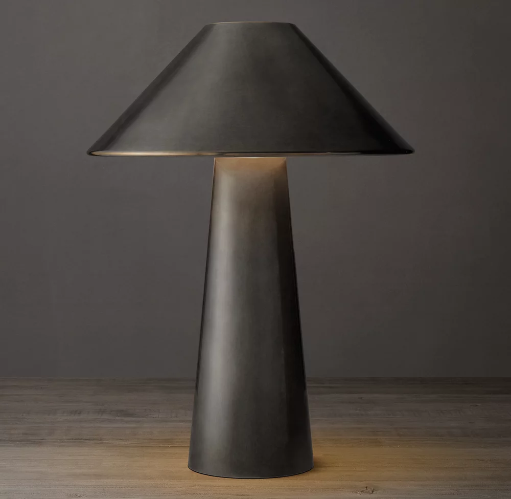 Mycena Round Metal Table Lamp - Image 4