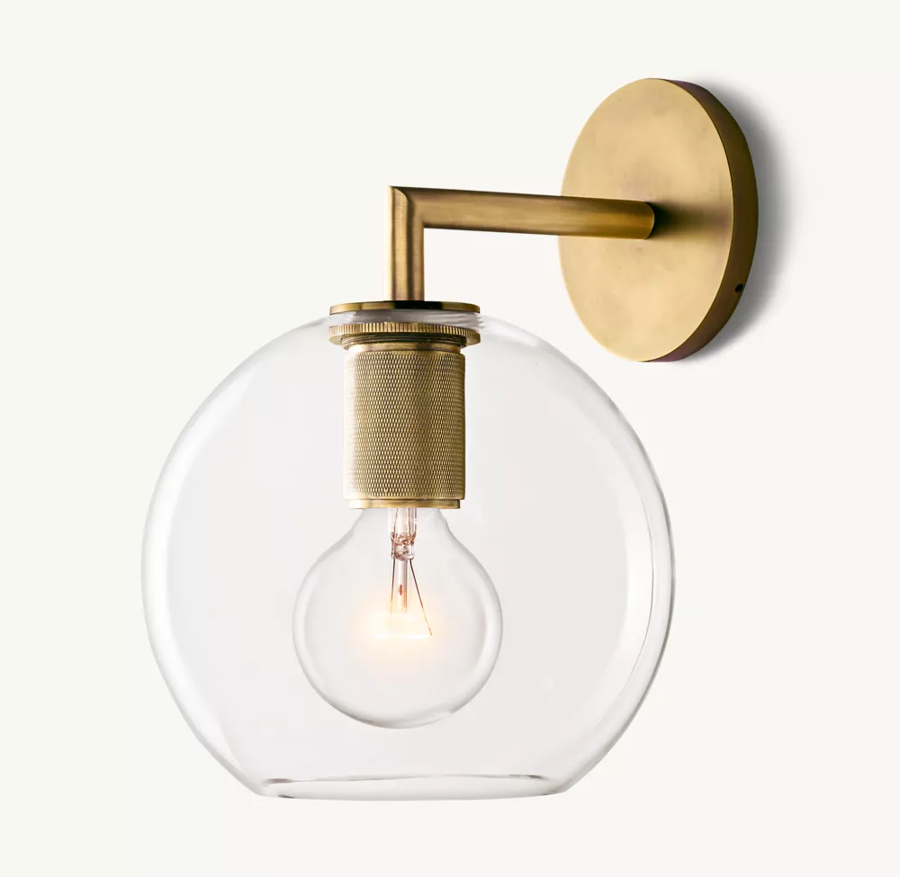 UTILITAIRE GLOBE SHADE SCONCE - Image 3