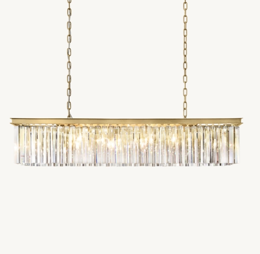 RHYS RECTANGULAR CHANDELIER 49