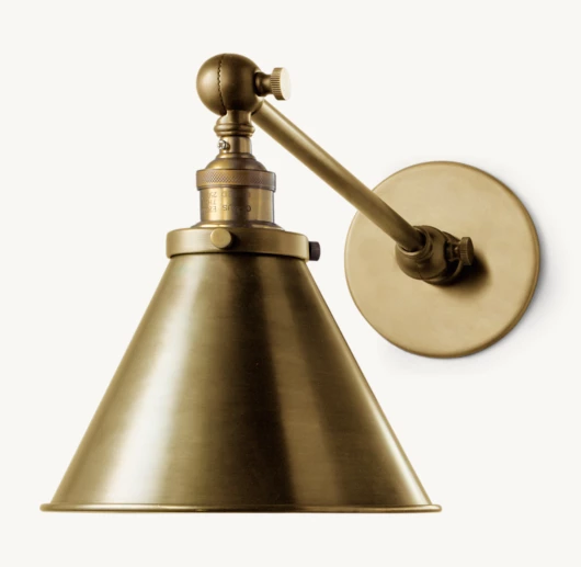 20TH C. LIBRARY SINGLE SCONCE