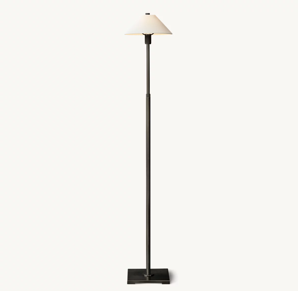 UTILITAIRE LINEN SHADE FLOOR LAMP - Bronze
