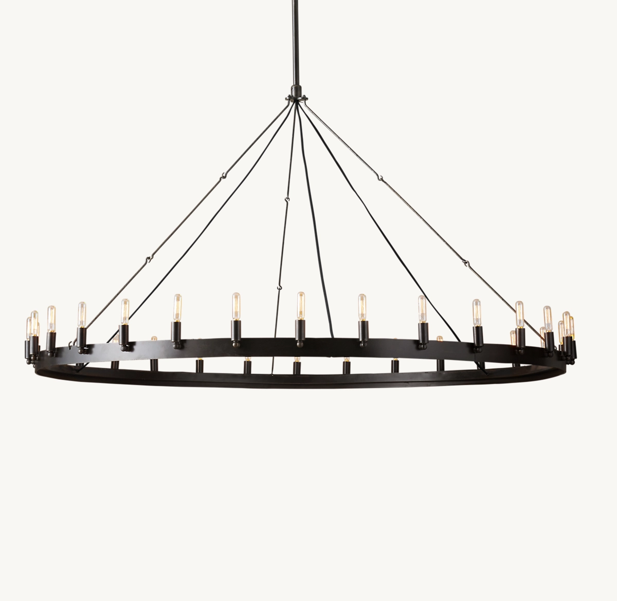CAMINO VINTAGE FILAMENT ROUND CHANDELIER 63