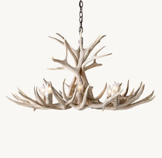 NATURAL ANTLER CHANDELIER 36