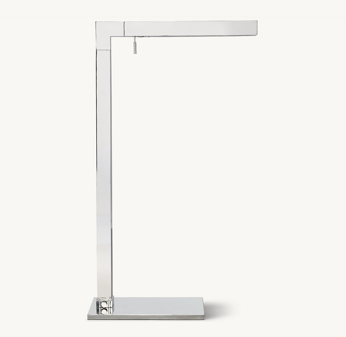 CANNELE TASK FLOOR LAMP - Polished Nickel