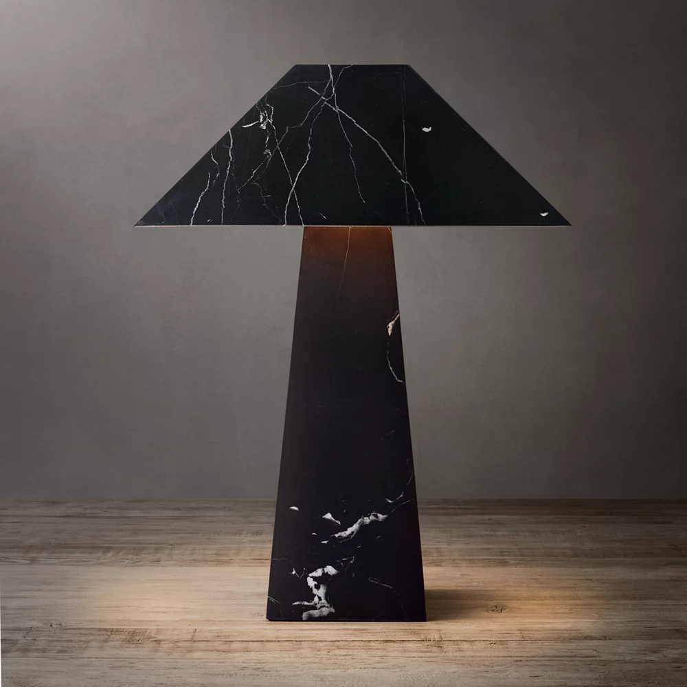 Mycena Obelisk Stone Table Lamp - Image 3
