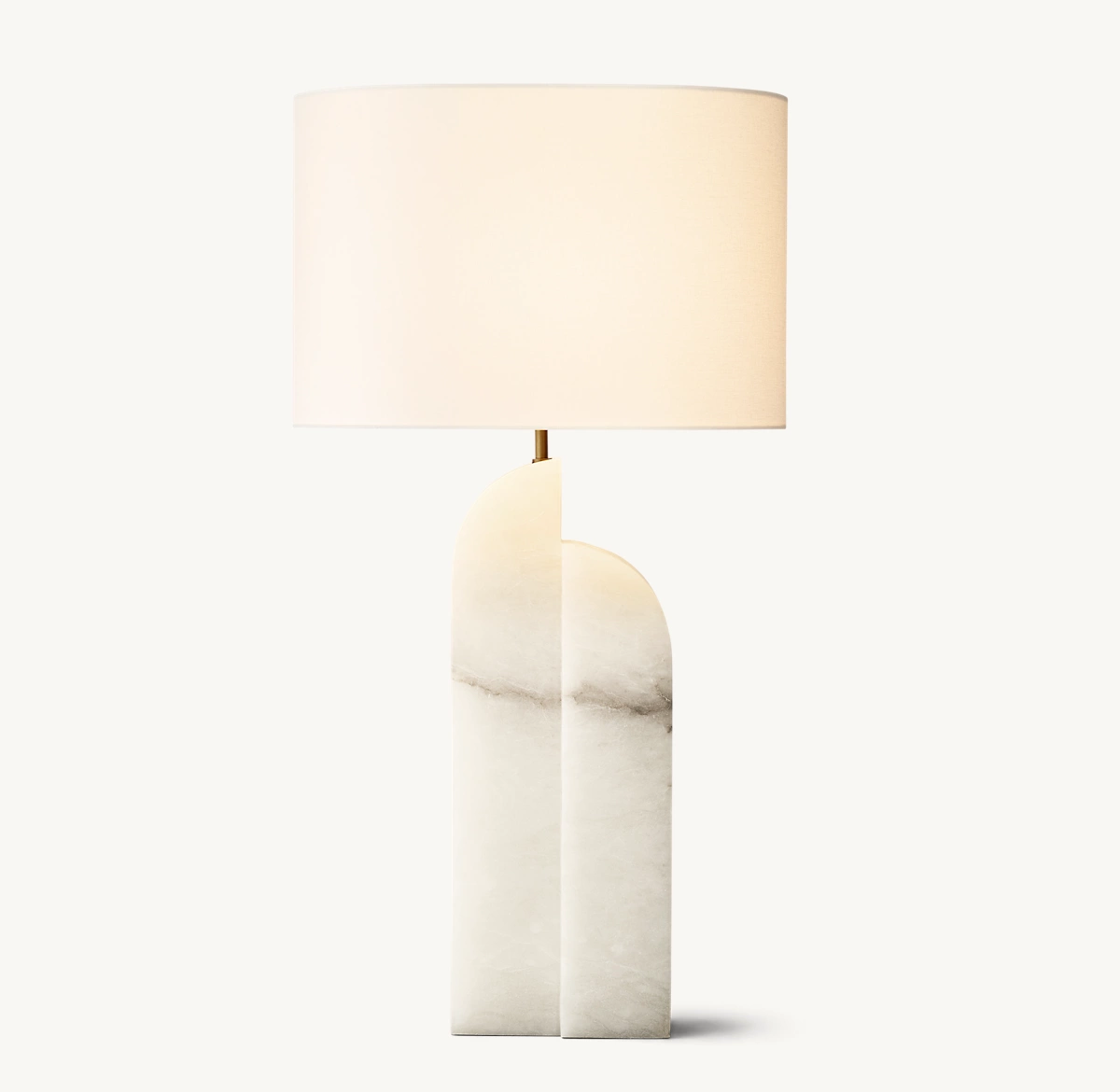 SAVOYE TABLE LAMP - RIGHT - Alabaster