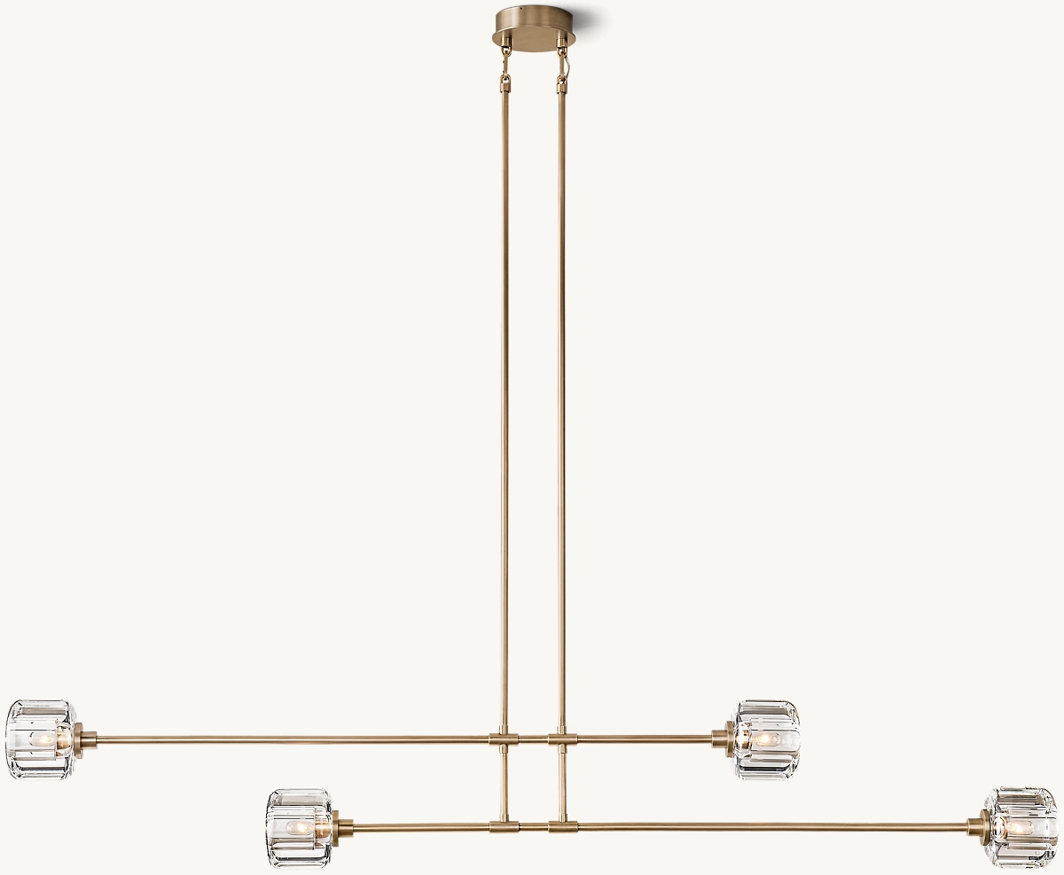 DEMARET MOBILE LINEAR CHANDELIER 72