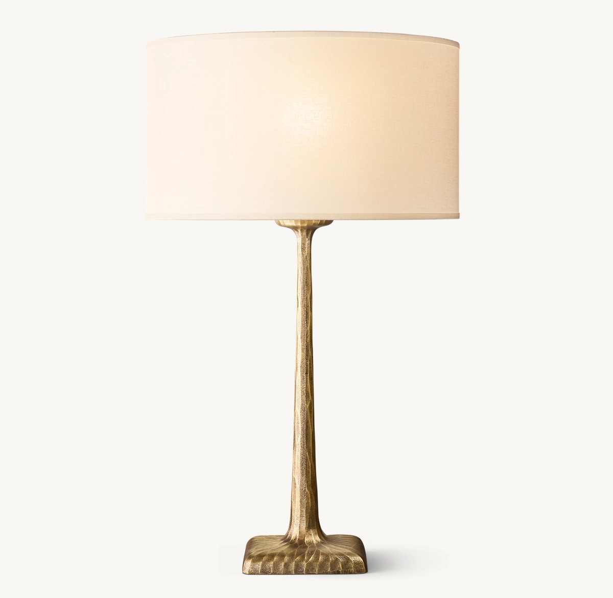 THADDEUS TABLE LAMP - Forged Brass