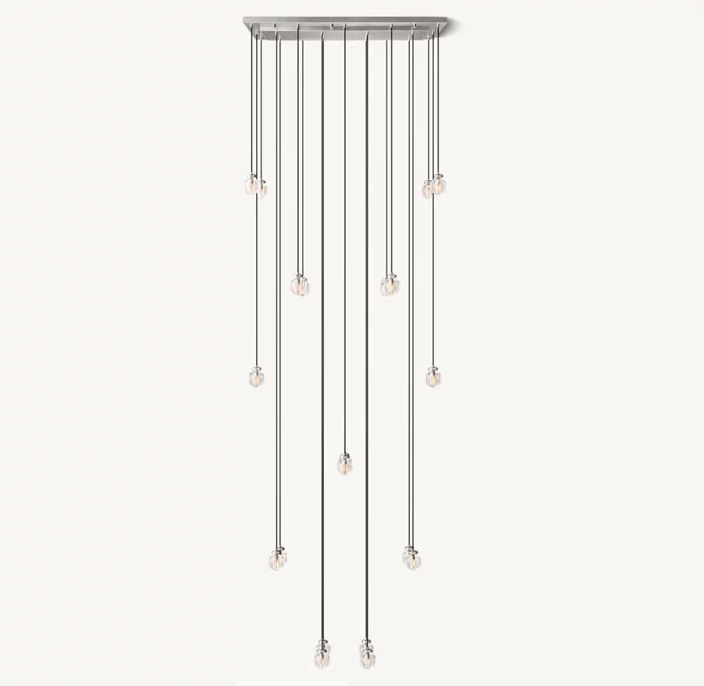 PEARL RECTANGULAR CHANDELIER 54