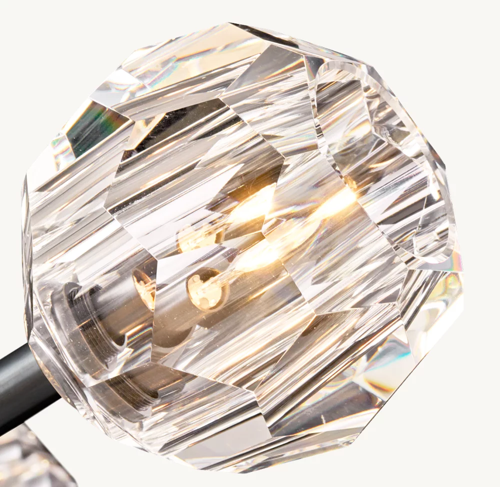 BOULE DE CRISTAL CLEAR GLASS CORD PENDANT - Image 1