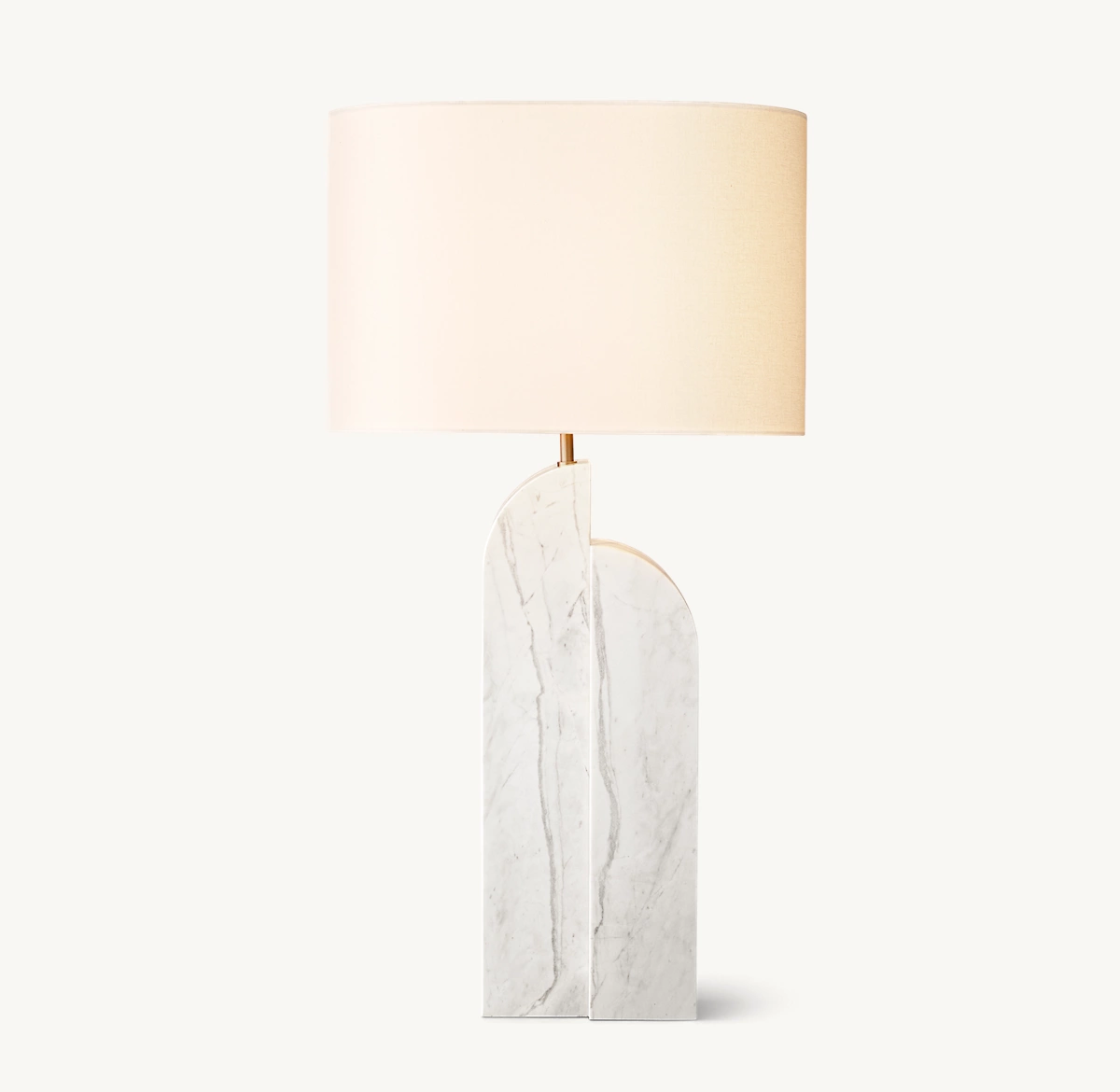 SAVOYE TABLE LAMP - RIGHT - Volakas Marble
