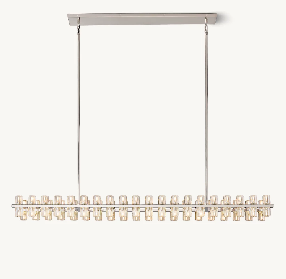 ARCACHON LED RECTANGULAR CHANDELIER 72
