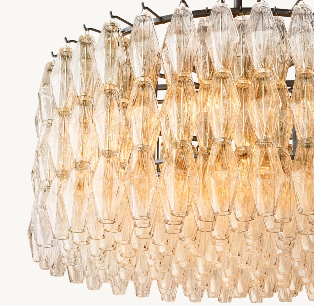 CHIARA CLEAR GLASS ROUND CHANDELIER 37