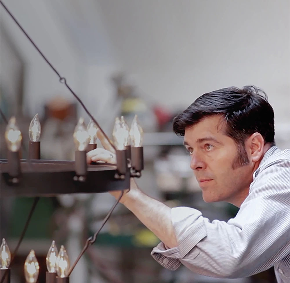 CAMINO VINTAGE CANDELABRA ROUND CHANDELIER 38