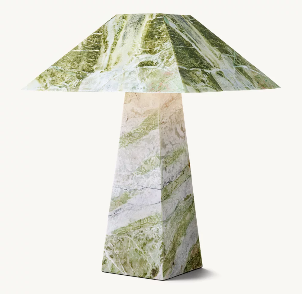 Mycena Obelisk Stone Table Lamp - Image 1
