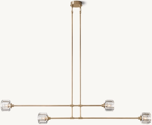 DEMARET MOBILE LINEAR CHANDELIER 72