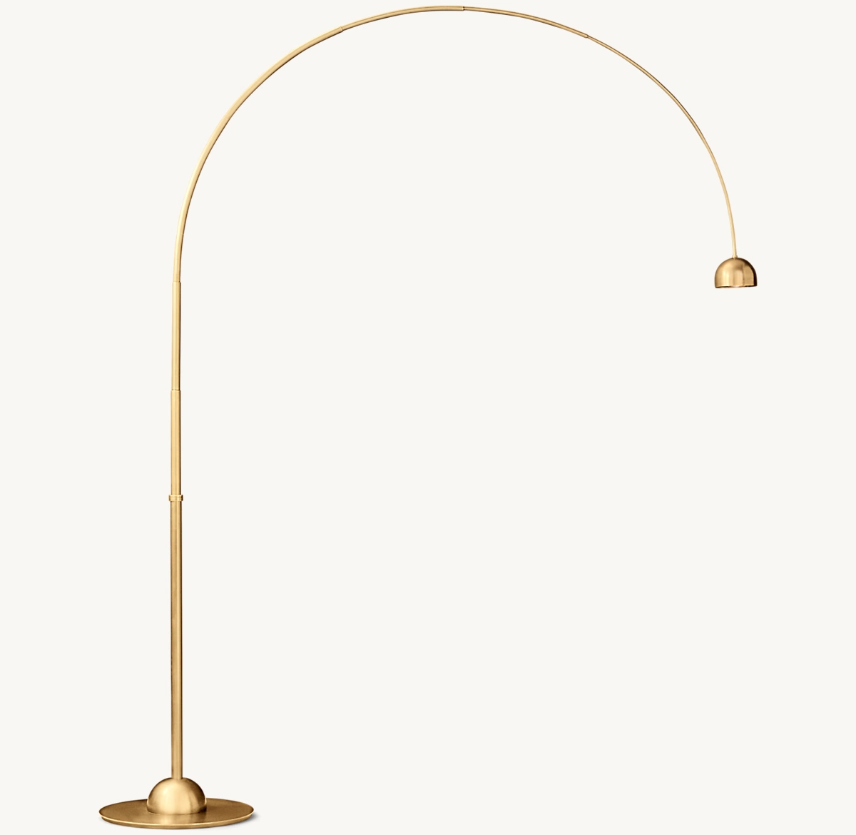 L'ARC FLOOR LAMP - Lacquered Burnished Brass