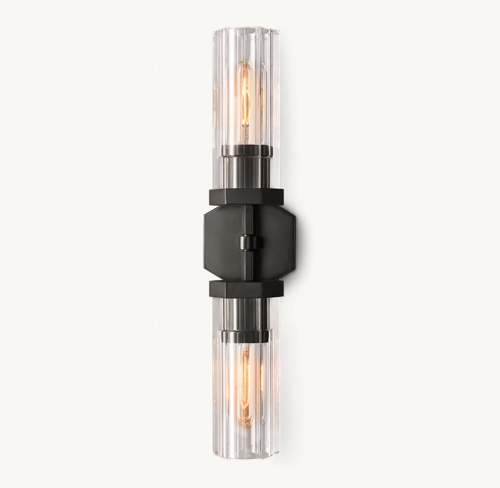 LAMBETH HEXAGONAL LINEAR SCONCE - Image 1