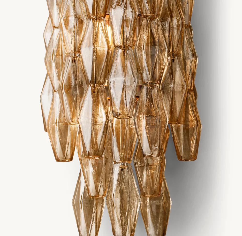 CHIARA SMOKE GLASS GRAND SCONCE - Image 2