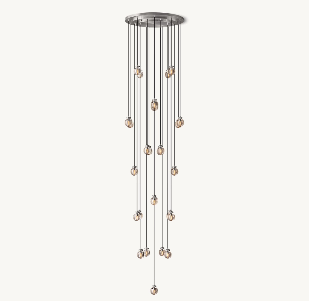 PEARL ROUND CHANDELIER 38