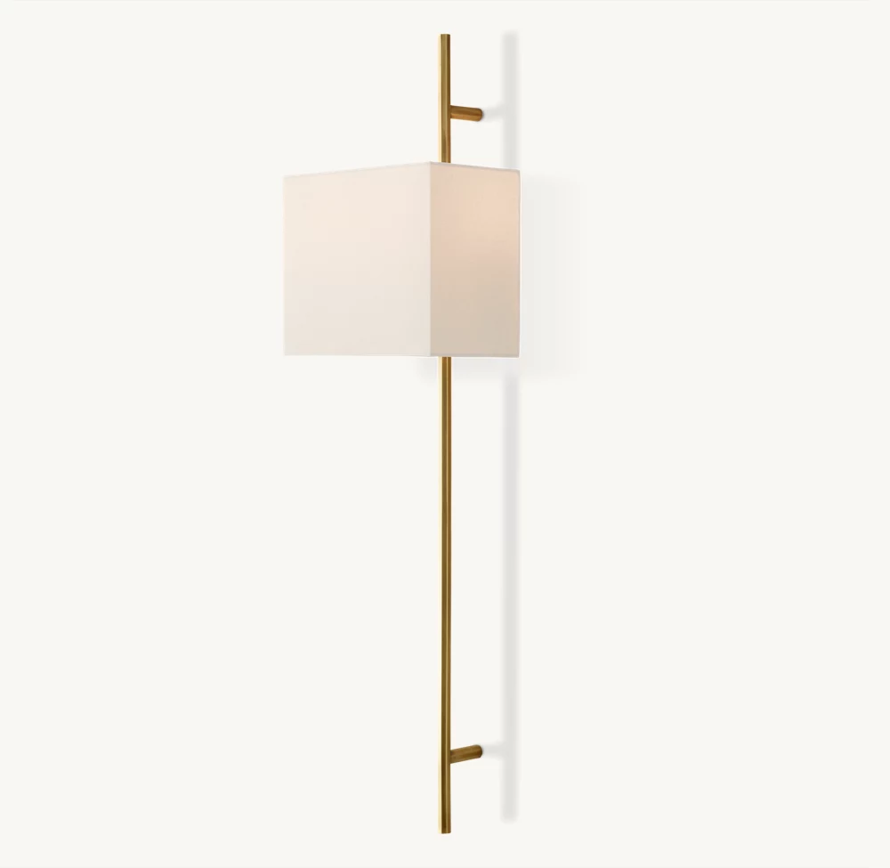 VELA OCTAGONAL BAR SCONCE - RECTANGULAR SHADE - Image 3
