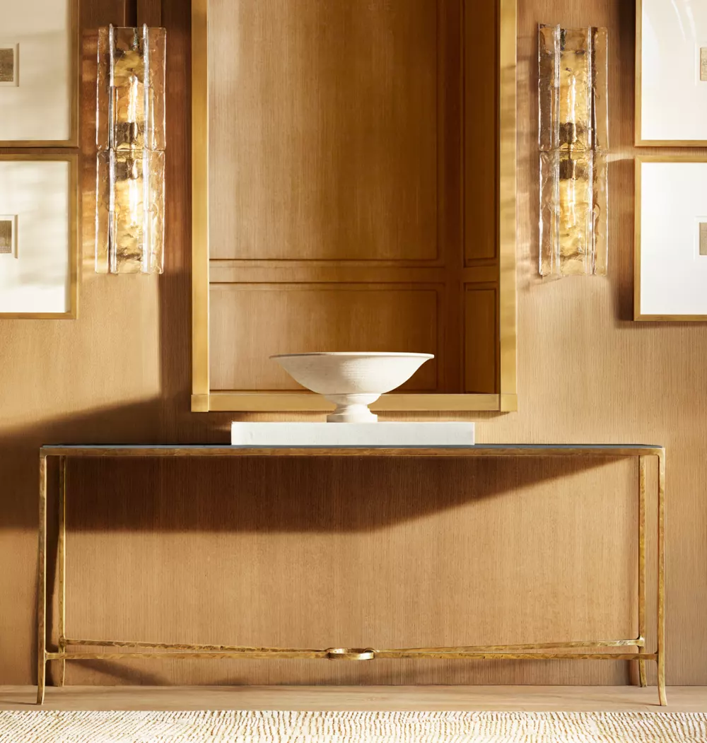 LATTICE CLEAR GLASS SCONCE - Image 8