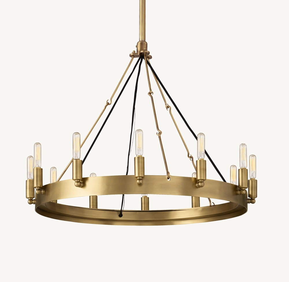 CAMINO VINTAGE FILAMENT ROUND CHANDELIER 26