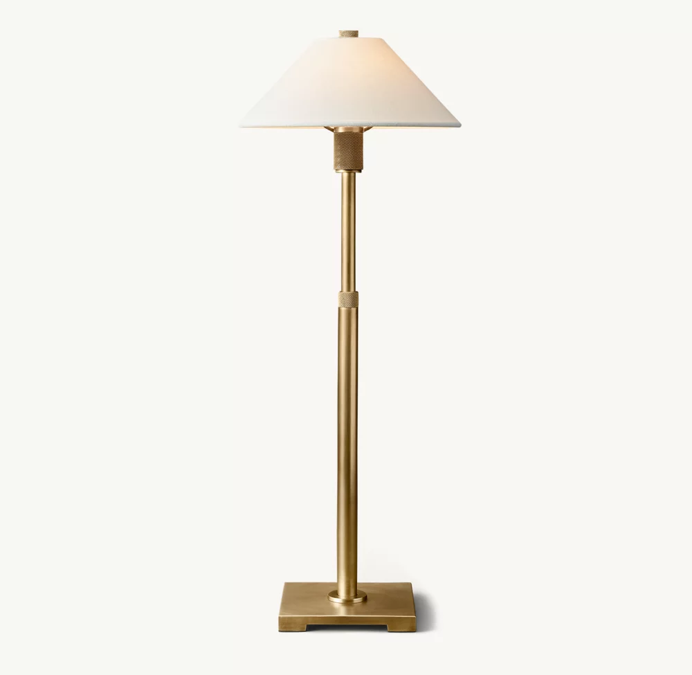 UTILITAIRE LINEN SHADE TABLE LAMP - Image 3