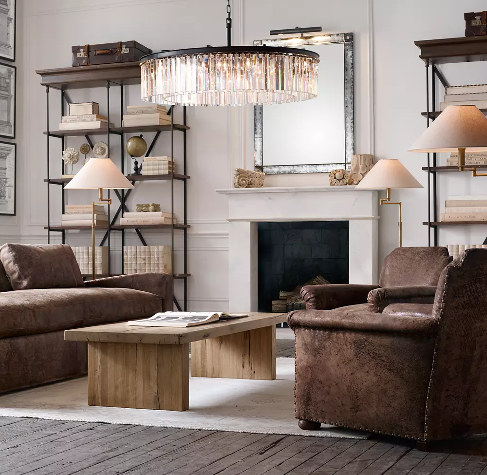 RHYS ROUND CHANDELIER 43