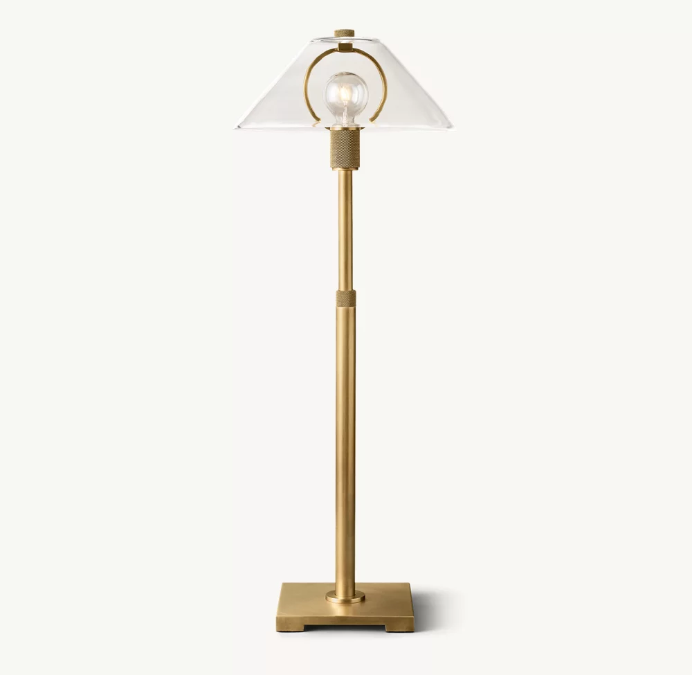 UTILITAIRE GLASS SHADE TABLE LAMP - Image 2