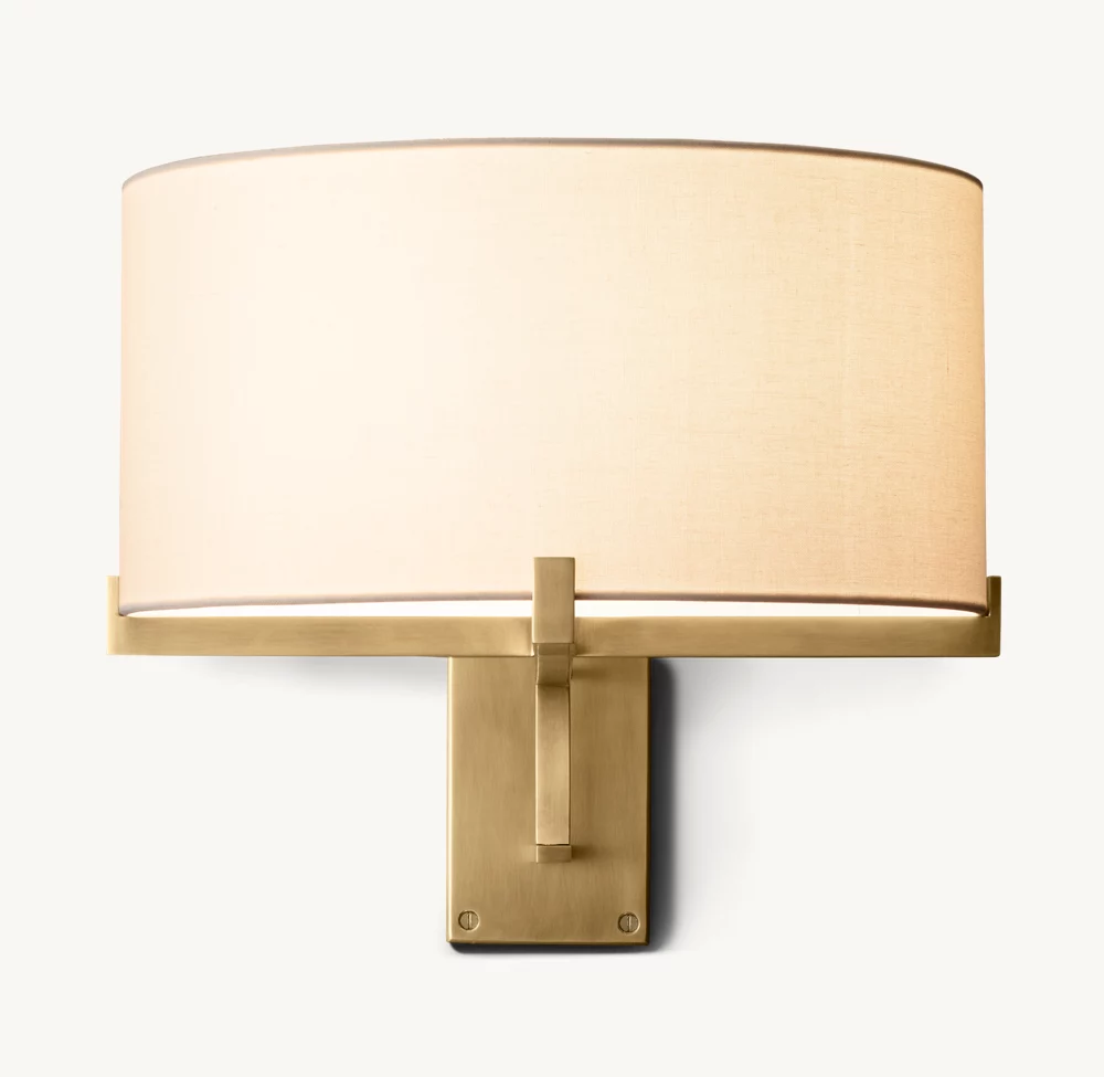 PAUILLAC DRUM SHADE SWING-ARM SCONCE - Image 2