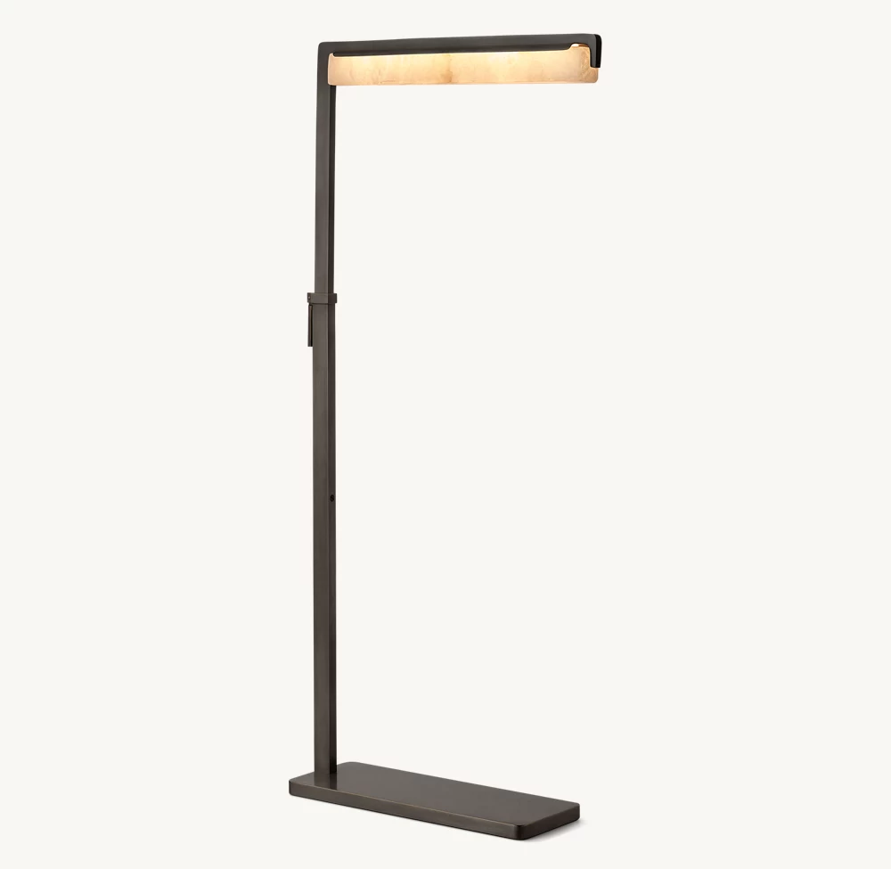 Audubon Alabaster Task Floor Lamp - Image 1