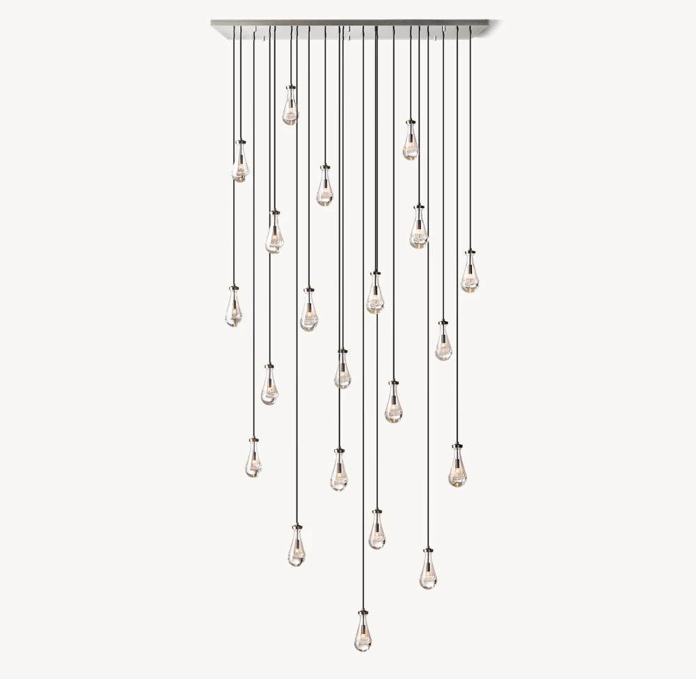 RAIN RECTANGULAR CHANDELIER 72