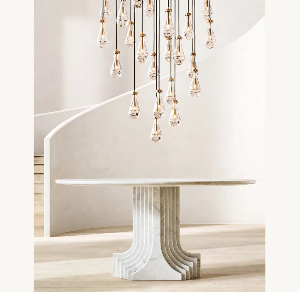 RAIN ROUND CHANDELIER 60