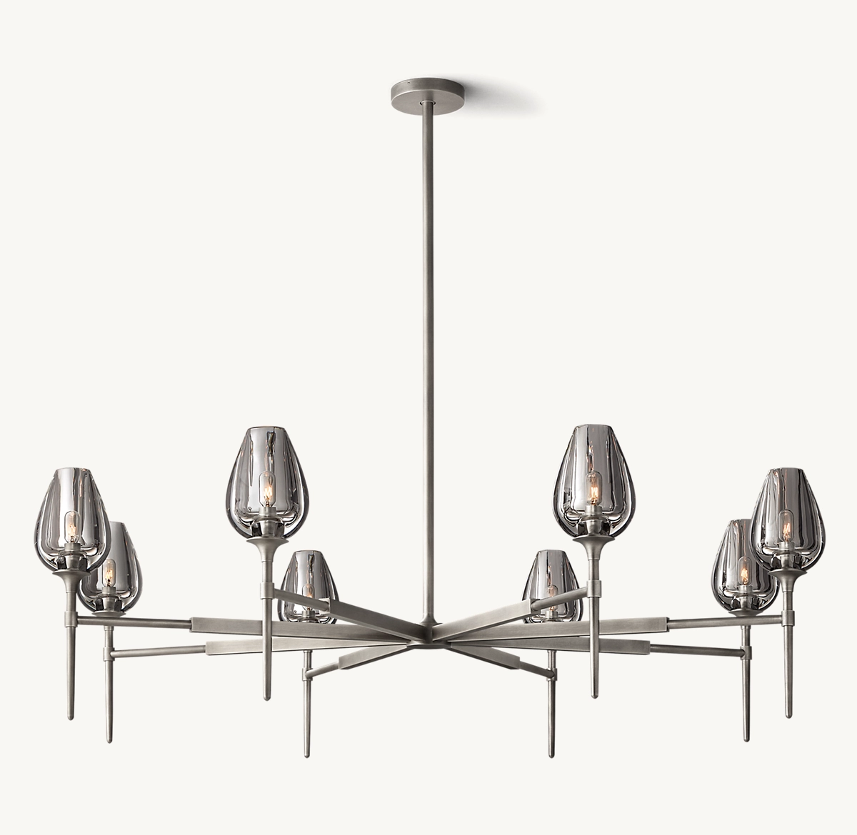 TULIP ROUND CHANDELIER 54