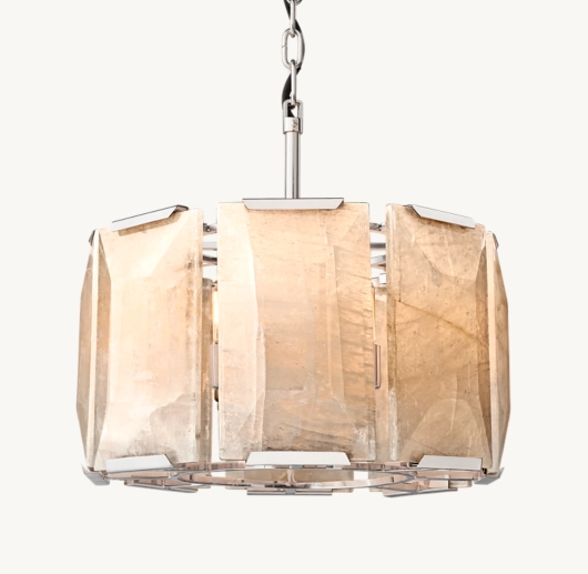 HARLOW CALCITE ROUND CHANDELIER 19