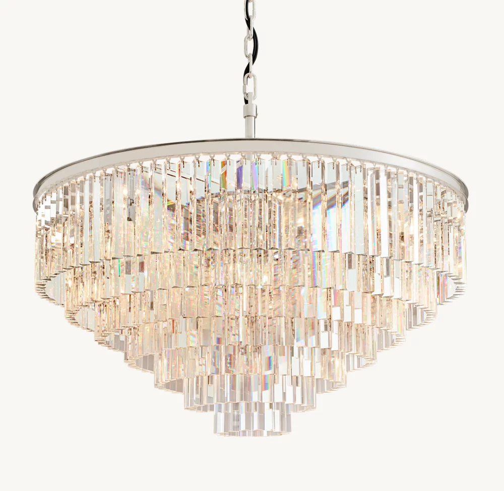1920S ODEON ROUND CHANDELIER 44