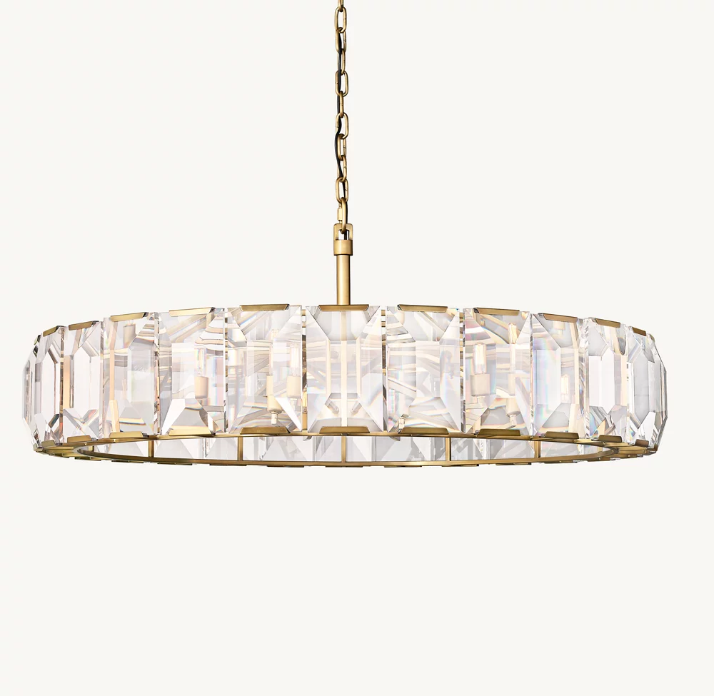 HARLOW CRYSTAL ROUND CHANDELIER 60