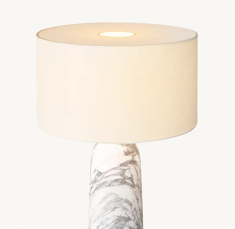 SAREZZO STONE TAPERED TABLE LAMP - Image 1